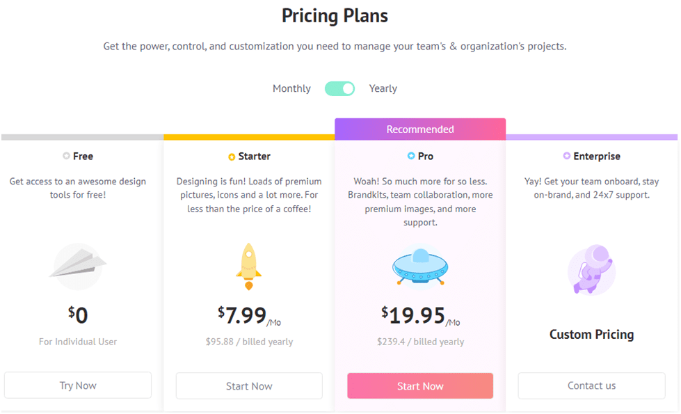 Picmaker-pricing-plans